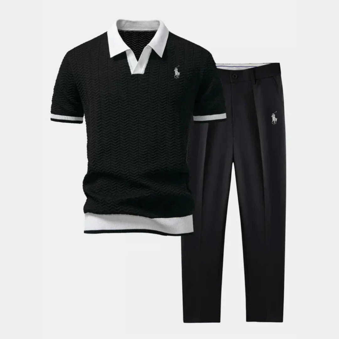Polo + pantalon élégant en cadeau