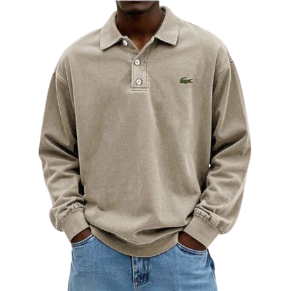 Polo à manches longues