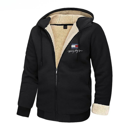 Sweat-shirt avec doublure en fourrure